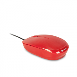 NGS OPTICAL WIRED MOUSE RED