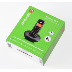 Téléphone sans fil numérique - Motorola E201