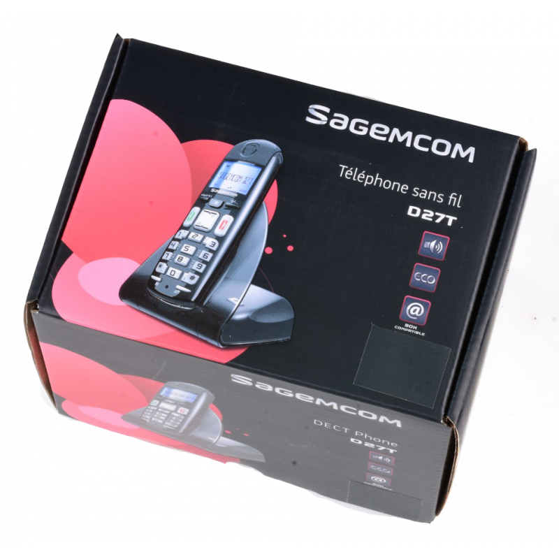 Téléphone sans fil - SAGEMCOM D27T